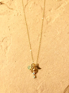 Chalcedony talisman necklace