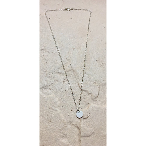 Circle Disc Necklace