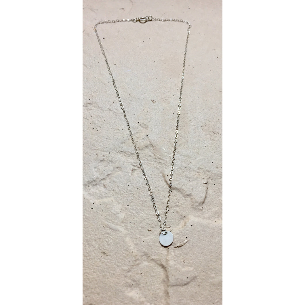 Circle Disc Necklace